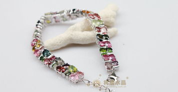 925銀飾碧璽時尚手鏈 天然寶石與精湛工藝的完美結合